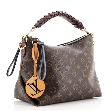 louis vuitton bag braided handle|louis vuitton hobo bag vintage.